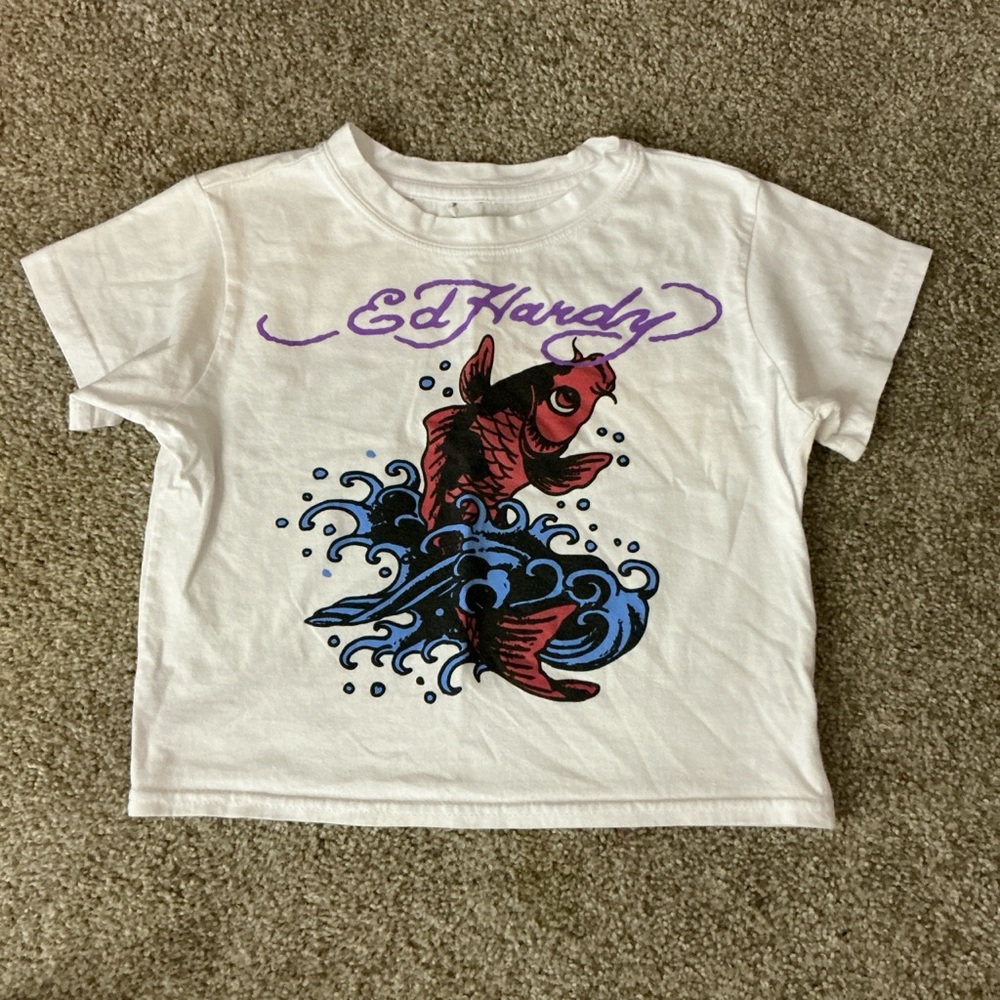 Ed hardy baby tee size small bought from urban outfitters